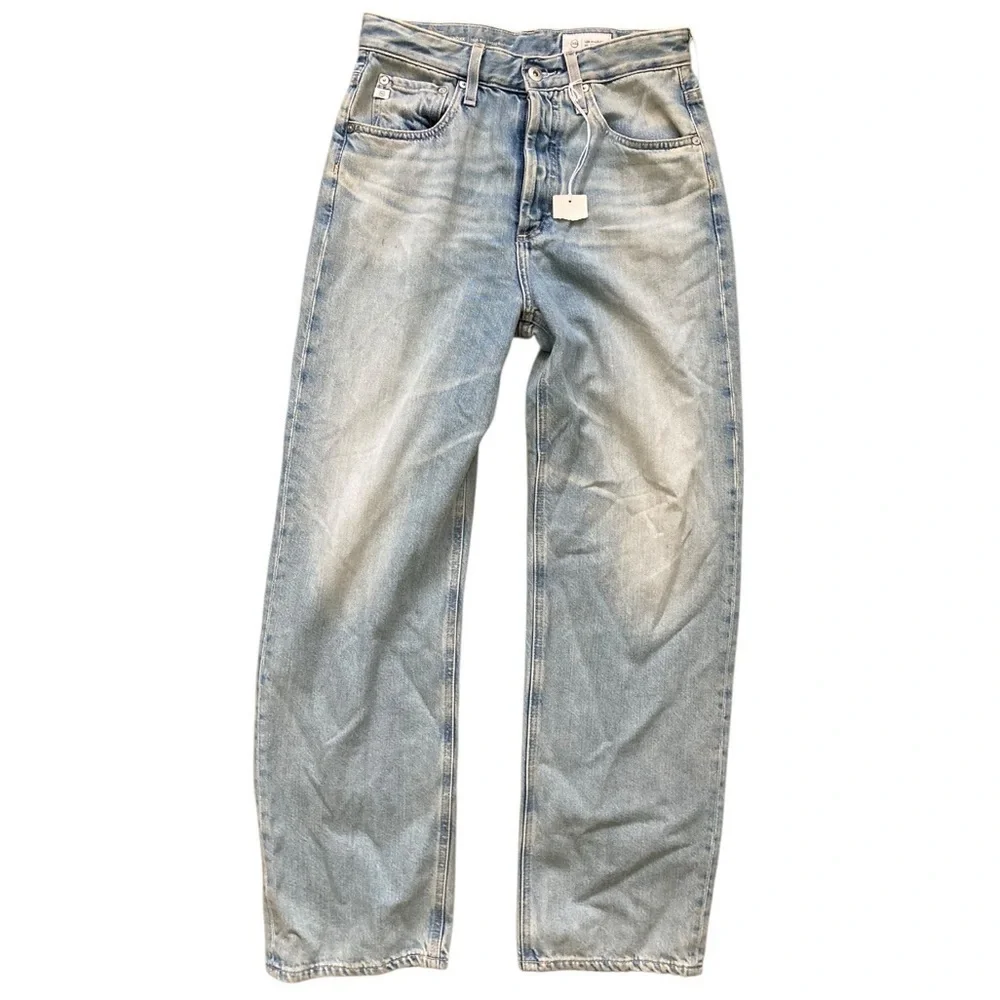 AG Knoxx High Rise Baggy Boyfriend Jeans NWT Denim Relaxed - Picture 5 of 12